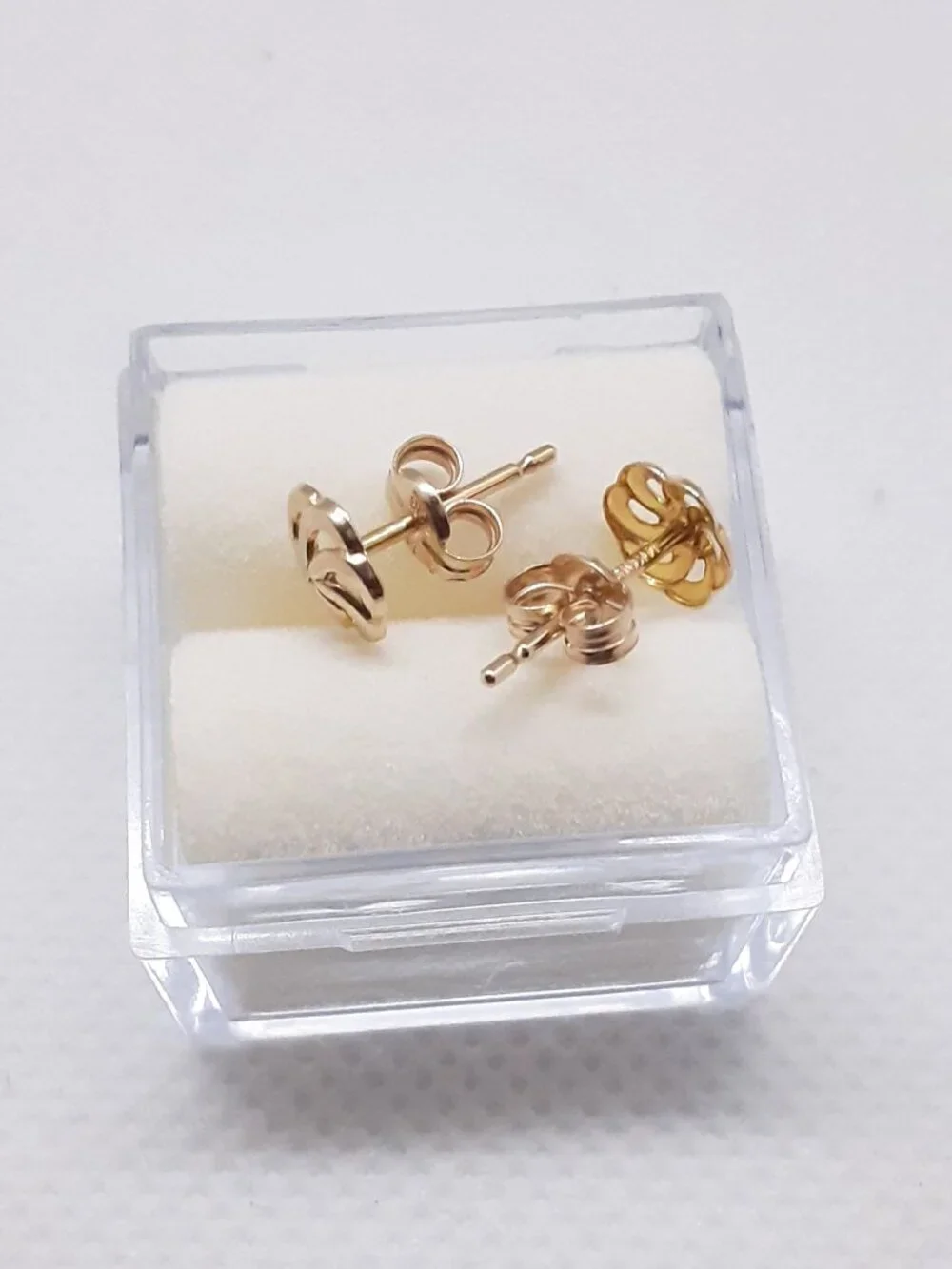 HOST PICK!!  NEW 14kt yellow gold petite post earrings - Picture 2 of 6